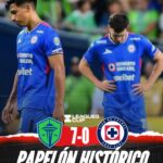SOUNDERS HUMILLA A CRUZ AZUL 7-0 EN LEAGUES CUP