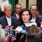 Kenia López Rabadán abre la puerta a Parlamento Abierto ante eventual reforma electoral