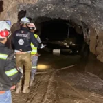 Avanza 50% tapón de concreto en rescate de mineros en Sinaloa; buscan a ingeniero desaparecido