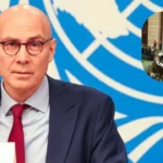 Volker Türk concluye visita a México con reunión con Sheinbaum y conferencia de prensa