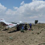 Avioneta se desploma en Huejotzingo; deja tres muertos y un herido