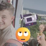 Vetan de por vida a influencer Allen Ferrell en Six Flags por comer nuggets en montaña rusa