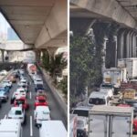 Bloqueo en Naucalpan por denuncias de clausuras irregulares a bares colapsa el tráfico por nueve horas