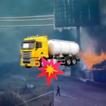 Explosión de pipa de gas LP en carretera Texcoco-Calpulalpan deja dos muertos y una lesionada