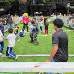 Transforman Glorieta de Insurgentes en cancha de fútbol por el Mundial 2026