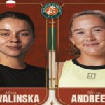 Andreeva y Chwalinska disputarán la final femenina de Roland Garros 2026