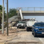 CFE reemplaza 32 postes dañados por lluvias en Mexicali y San Luis Río Colorado