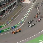 Hamilton y Norris se disputan el liderato tras choque de Verstappen en el GP de Países Bajos