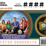 Lotería Nacional emite billete por centenario de la Asociación de Scouts en México