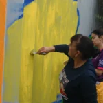 Plasman mural en muro fronterizo de Tijuana para visibilizar lucha de madres buscadoras